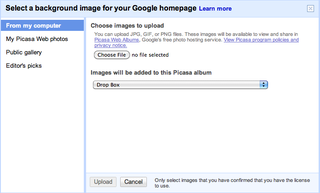 Illustration for article titled Google Homepage Now Allows Custom Backgrounds